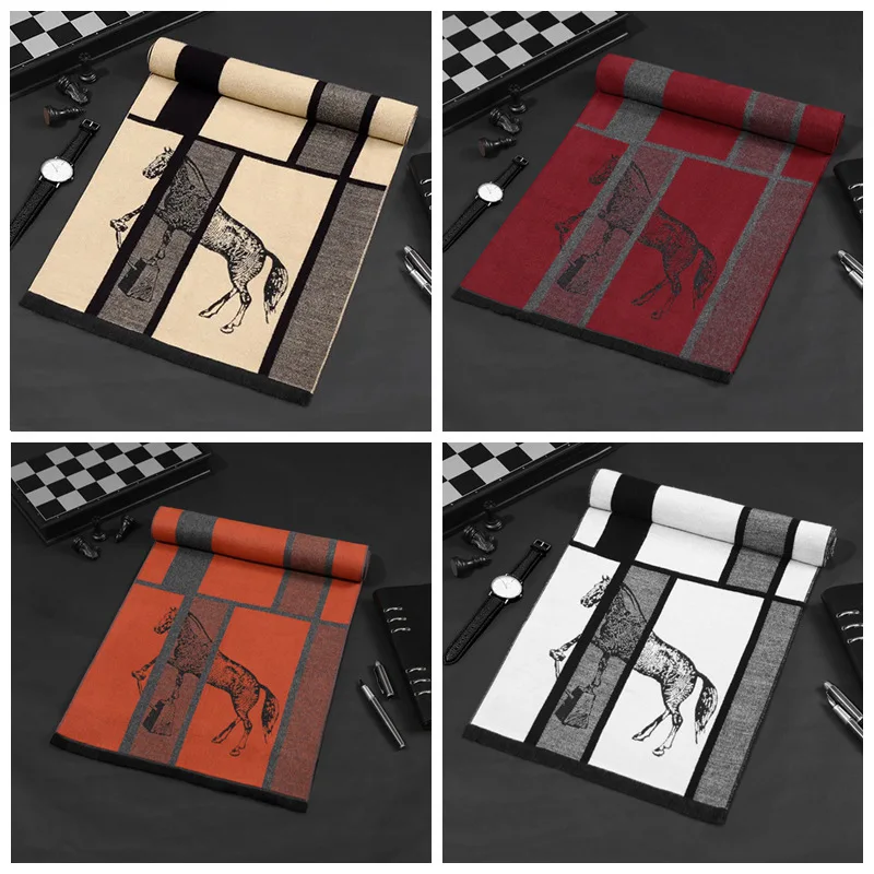 Luxury Brand Winter Men Cashmere Scarf Pattern Print Scarves Pashmina Shawl Casual Blanket Designer Bufands Man Business Foulard
Luxury Brand Winter Men Cashmere Scarf Pattern Print Scarves Pashmina Shawl Casual Blanket Designer Bufands Man Business Foulard
