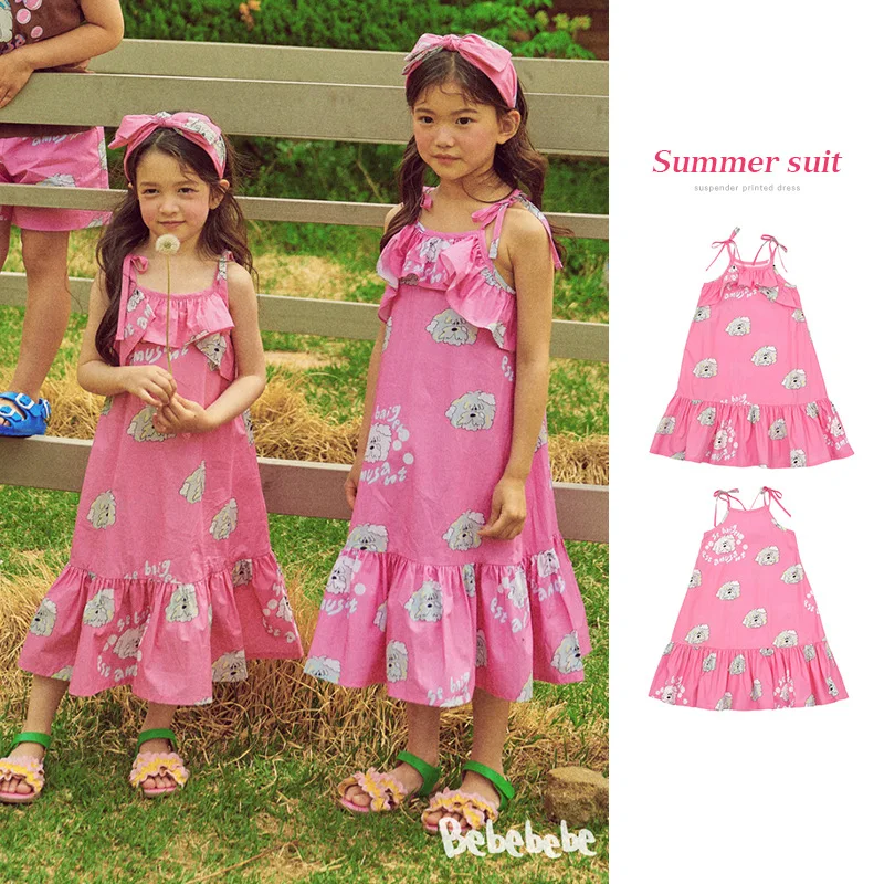 Girls Dress 22 Summer Pink Cartoon Girls Sling Dress Cotton Korean Version Princess Long Dress Girls Clothes Children's Clothing
Girls Dress 22 Summer Pink Cartoon Girls Sling Dress Cotton Korean Version Princess Long Dress Girls Clothes Children's Clothing