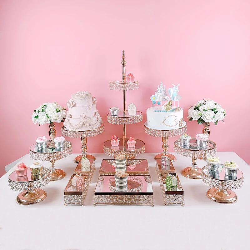 5-15pcs/Pack Cake Stands Set Gold Cupcake Holder Party Dessert Display Plate Decor for Birthday Baby Shower Home Decoration
5-15pcs/Pack Cake Stands Set Gold Cupcake Holder Party Dessert Display Plate Decor for Birthday Baby Shower Home Decoration