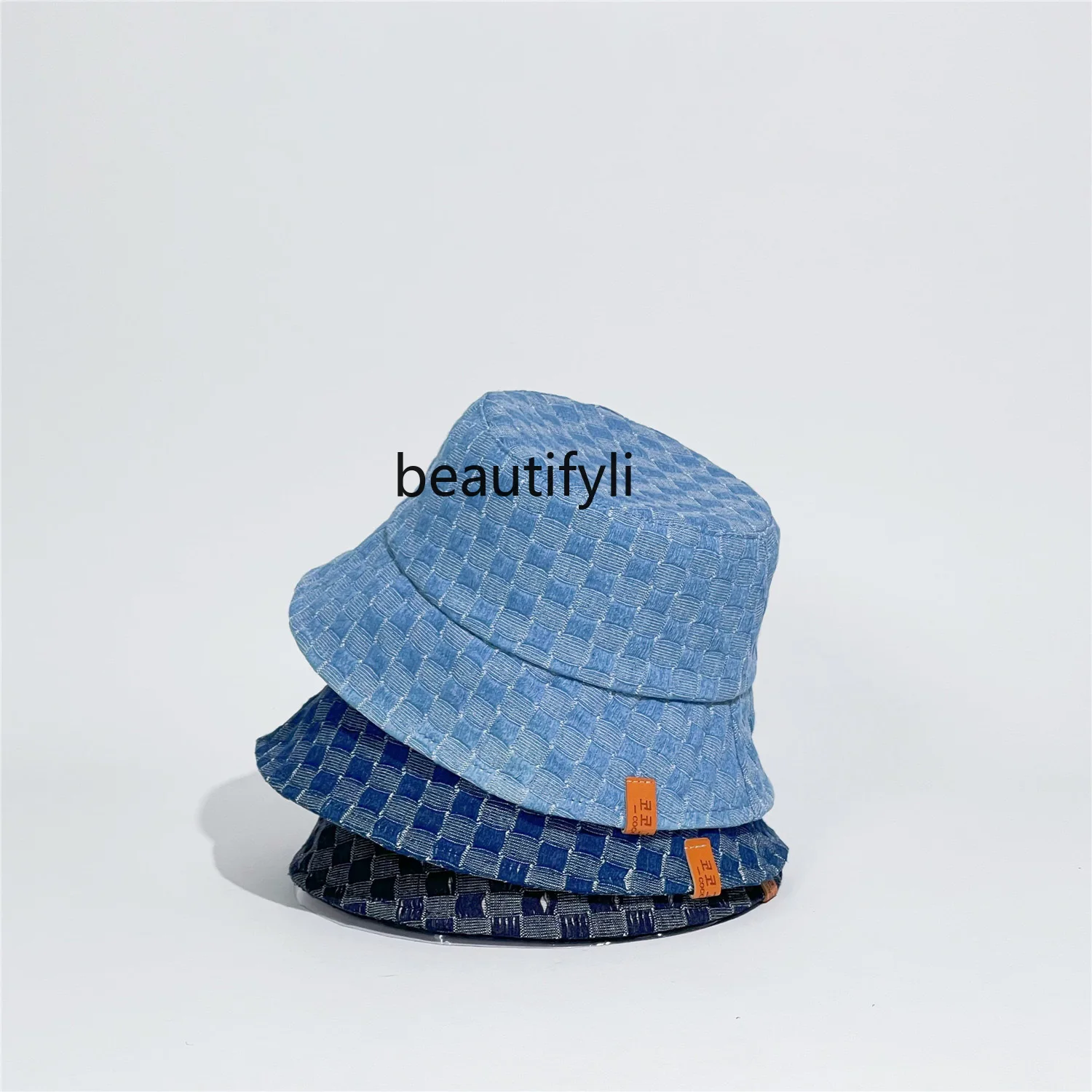 zq Japanese-Style Jean Fisherman Hat Shade Spring and Summer Sun-Proof Face-Showing Small Bucket Bucket Hat
zq Japanese-Style Jean Fisherman Hat Shade Spring and Summer Sun-Proof Face-Showing Small Bucket Bucket Hat