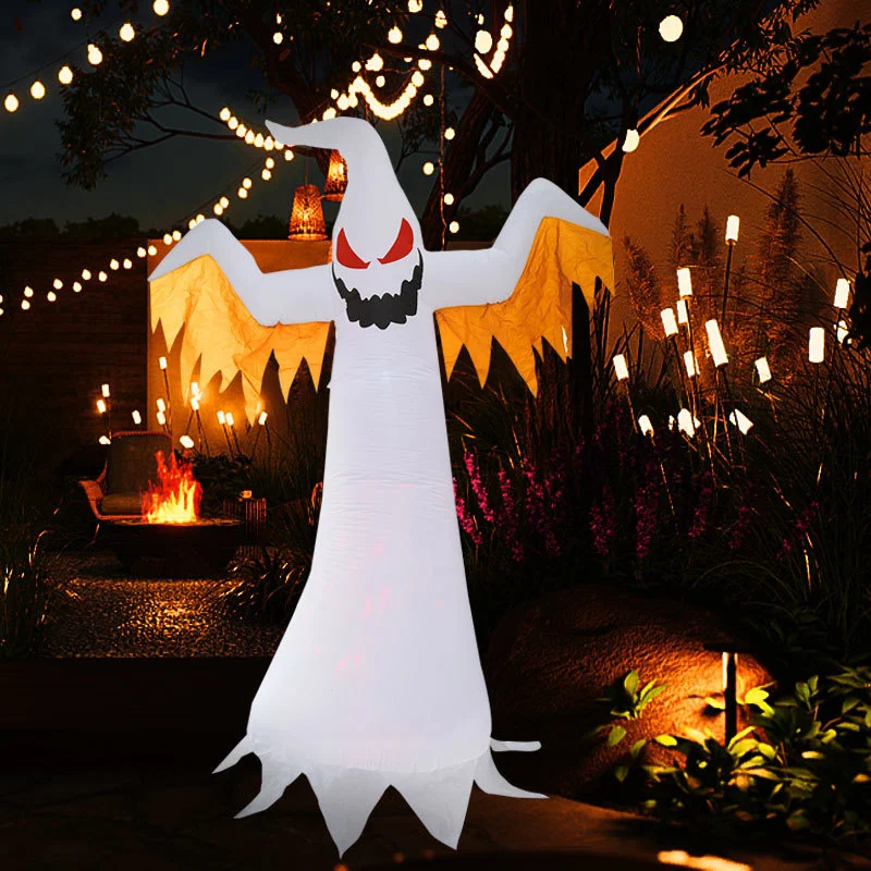 Halloween LED Inflatable Ghost 2.4M/6.87FT Height White Ghost House Outdoor Yard Garden Scary Prop Festival Party Decoration
Halloween LED Inflatable Ghost 2.4M/6.87FT Height White Ghost House Outdoor Yard Garden Scary Prop Festival Party Decoration