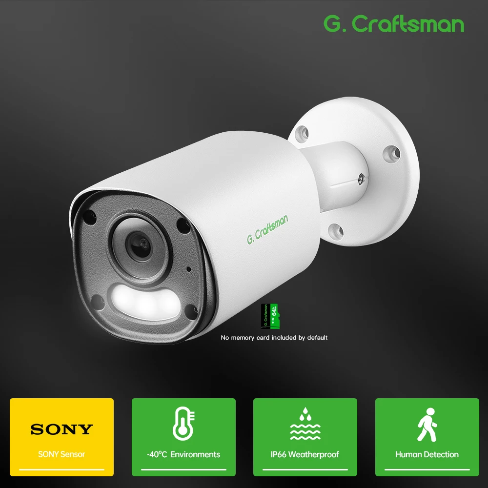 IP-камера G.Craftsman GA-YUFW-M5S
IP-камера G.Craftsman GA-YUFW-M5S