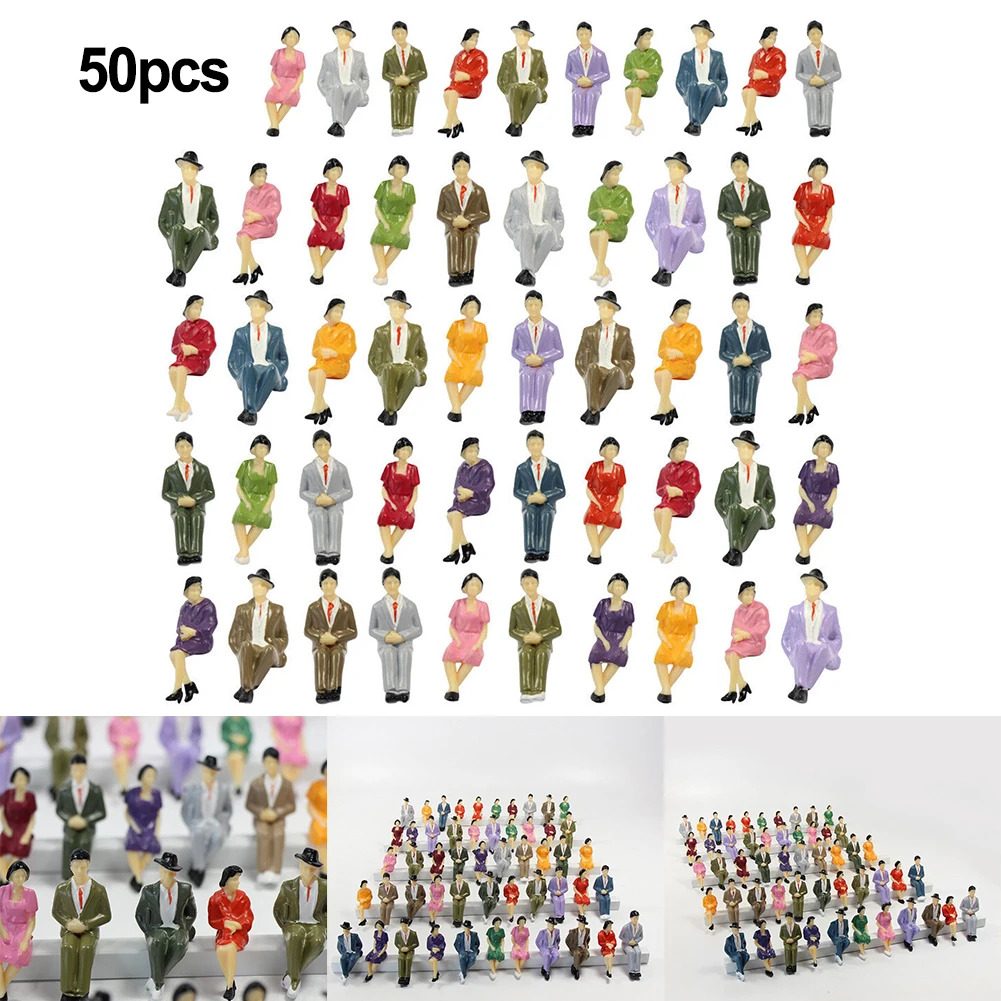 50pcs Sitting Figures Scale 1:32 Seated Passenger People Sitting Figures 4 Different Poses Model Train Layout Garden Decoration
50pcs Sitting Figures Scale 1:32 Seated Passenger People Sitting Figures 4 Different Poses Model Train Layout Garden Decoration