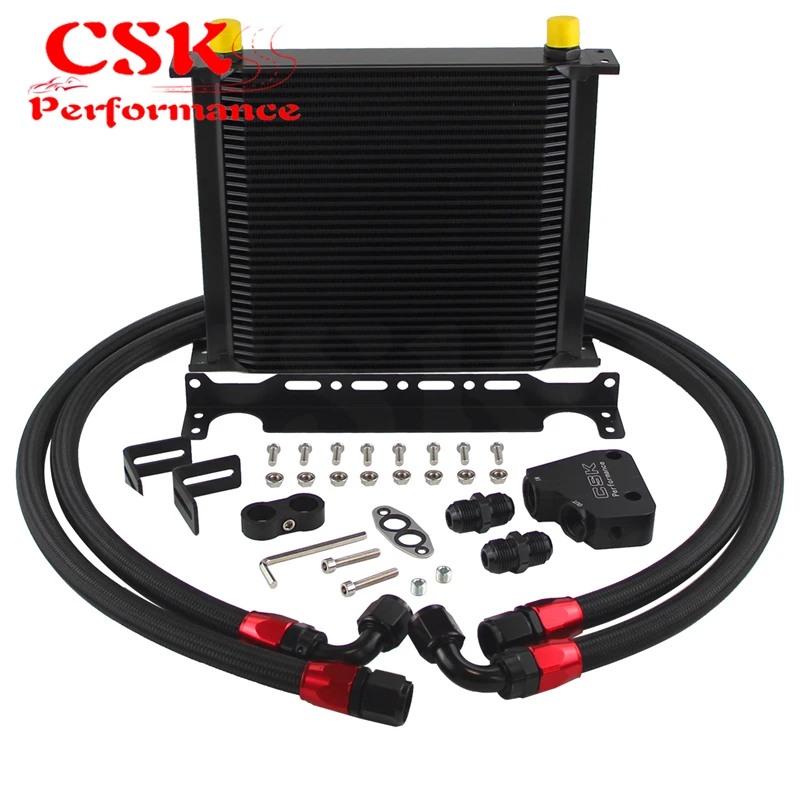 34 Row Engine Oil Cooler Kit+Sandwich Plate adapter Fit For LS1 LS2 LS3+Bracket Kit
34 Row Engine Oil Cooler Kit+Sandwich Plate adapter Fit For LS1 LS2 LS3+Bracket Kit