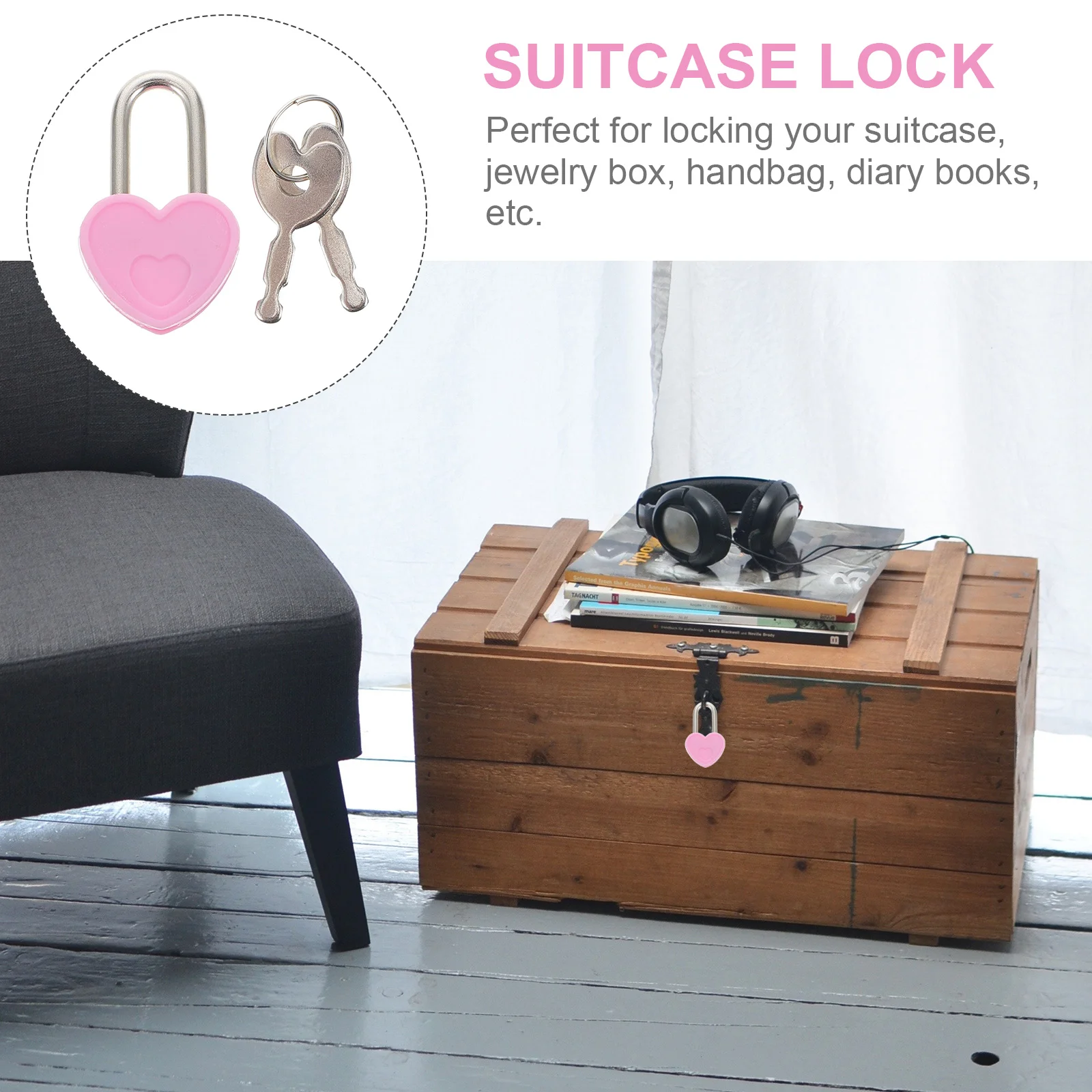 24 Pcs Diary Lock Security Padlock Bag Laptop Multi-functional Travel Travel Jewelry Box Heart Shape Square
24 Pcs Diary Lock Security Padlock Bag Laptop Multi-functional Travel Travel Jewelry Box Heart Shape Square