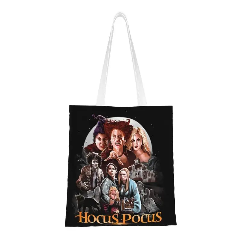Сумка-шоппер Hocus Хэллоуин Ночная сумка-шоппер переработанная ведьма из фильма ужасов холщовая сумка-шоппер через плечо для продуктов
Сумка-шоппер Hocus Хэллоуин Ночная сумка-шоппер переработанная ведьма из фильма ужасов холщовая сумка-шоппер через плечо для продуктов
