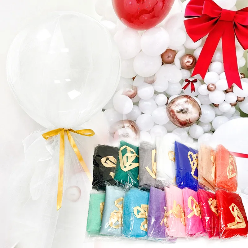 Background Gauze Balloon Wrapped Yarn Glitter Sequin Tulle Wedding Decoration Organza Laser DIY Baby Birthday Party Supplies
Background Gauze Balloon Wrapped Yarn Glitter Sequin Tulle Wedding Decoration Organza Laser DIY Baby Birthday Party Supplies