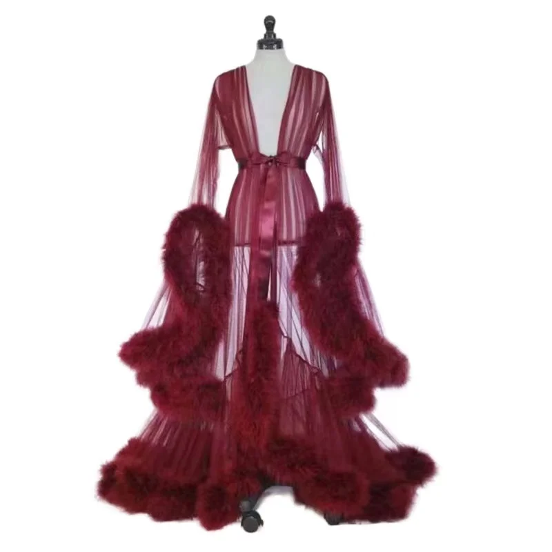 2022 Maternity Robes Women Long Tulle Bathrobe Dresses Photo Shoot Birthday Party Bridal Fluffy Party Sleepwear Custom Made Gown
2022 Maternity Robes Women Long Tulle Bathrobe Dresses Photo Shoot Birthday Party Bridal Fluffy Party Sleepwear Custom Made Gown