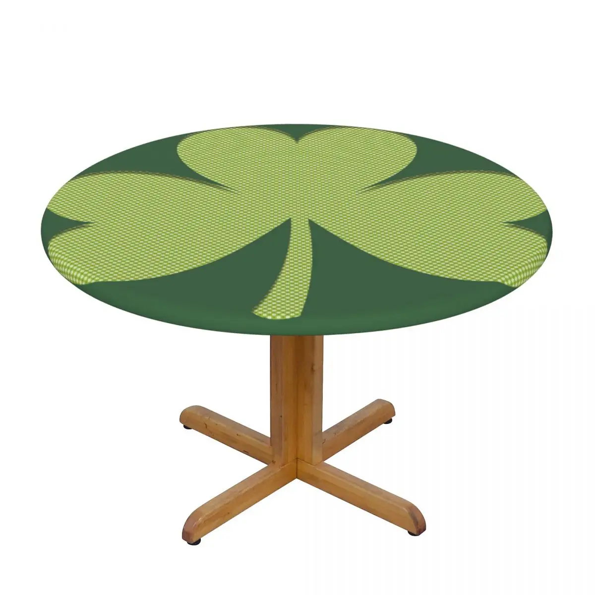 Four Leaf Clover Background Waterproof Polyester Round Tablecloth Catering Fitted Table Cover with Elastic Edged
Four Leaf Clover Background Waterproof Polyester Round Tablecloth Catering Fitted Table Cover with Elastic Edged