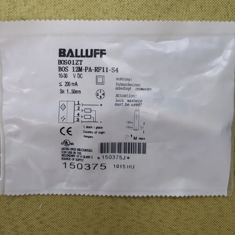 Sensors BCS M18T4G2-PSC15G-S04G Switch BALLUFF Brand New Position Or Inductive Sensor Original 10 Same Types In One Bag
Sensors BCS M18T4G2-PSC15G-S04G Switch BALLUFF Brand New Position Or Inductive Sensor Original 10 Same Types In One Bag