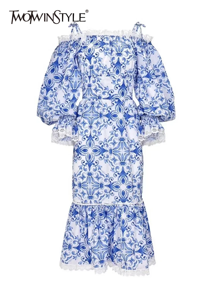 Женское платье с открытыми плечами TWOTWINSTYLE, разноцветное платье средней длины с вырезом лодочкой, рукавами-фонариками и высокой талией
Женское платье с открытыми плечами TWOTWINSTYLE, разноцветное платье средней длины с вырезом лодочкой, рукавами-фонариками и высокой талией