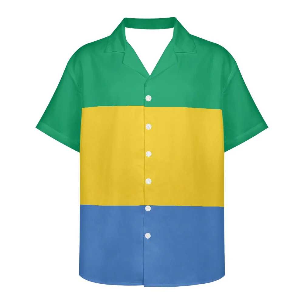 Gabon Flag Design Pattern Summer Vintage Fashion Short Sleeve Hawaii Shirts For Men Camisa Masculina Casual Holiday Party NEW
Gabon Flag Design Pattern Summer Vintage Fashion Short Sleeve Hawaii Shirts For Men Camisa Masculina Casual Holiday Party NEW