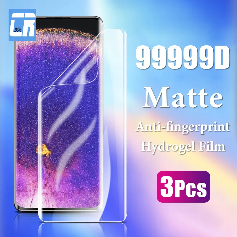 

3-1pcs Matte Hydrogel Film For OPPO Find X5 X3 Neo Reno 7 7Z 6 5 Lite Screen Protector Realme 9 9i 8 8i GT Neo 2t GT2 Pro Cover