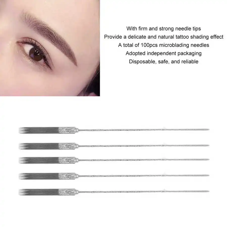 Eyebrow Microblading Needles Microblading Needles Good Resilience for Semi Permanent Tattoo Machine for 5F Needle
Eyebrow Microblading Needles Microblading Needles Good Resilience for Semi Permanent Tattoo Machine for 5F Needle