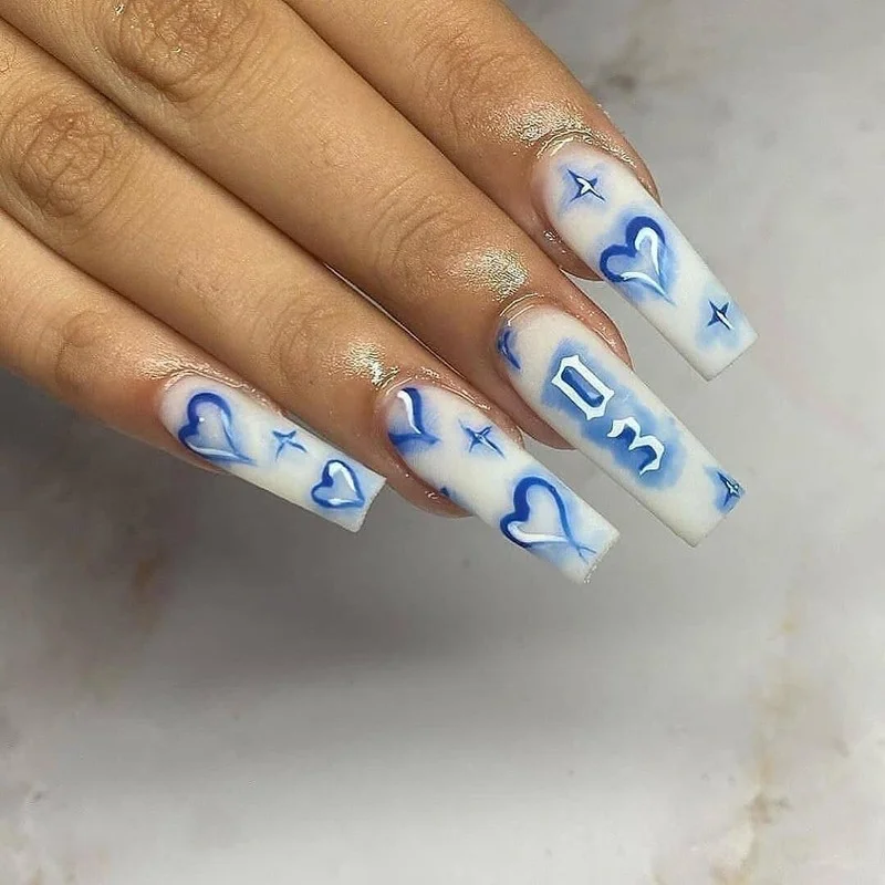 24Pcs False Nails Summer Sweet Peach Heart Hot Girl Style Fake Nail Tips Full Cover Acrylic For Girls Fingernails
24Pcs False Nails Summer Sweet Peach Heart Hot Girl Style Fake Nail Tips Full Cover Acrylic For Girls Fingernails