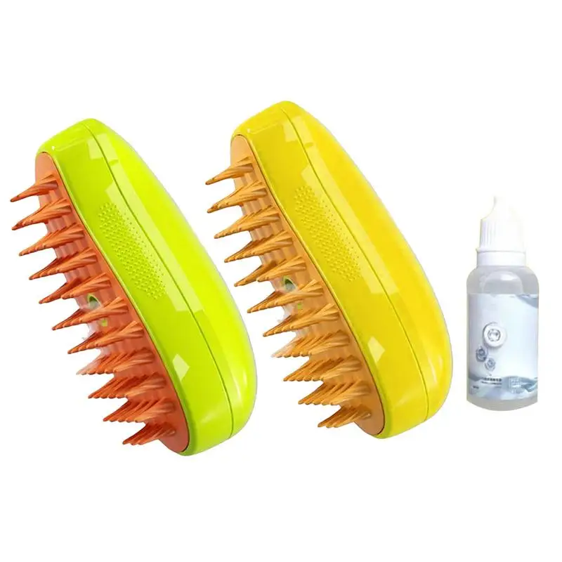 

Cat Steamy Brush Pet Grooming Comb Shedding Hair Remove Brush Animal Grooming Tools or Removing Tangled and Loosse Hair