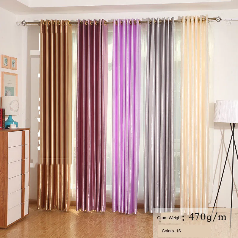 Modern Solid Satin With Tulle Curtain Interlining Finished Semi Blackout Engineering Curtain Fabric For Living Room Bedroom #5
Modern Solid Satin With Tulle Curtain Interlining Finished Semi Blackout Engineering Curtain Fabric For Living Room Bedroom #5