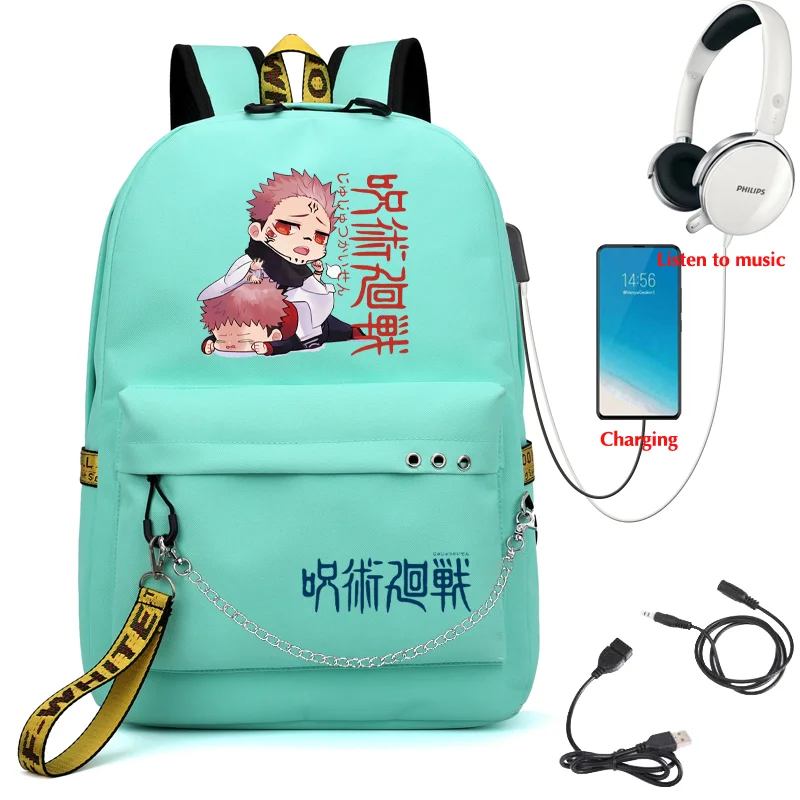 Anime Jujutsu Kaisen Men's and Women's Large-capacity School Bag USB Charging Multi-function Backpack Student Laptop Bag
Anime Jujutsu Kaisen Men's and Women's Large-capacity School Bag USB Charging Multi-function Backpack Student Laptop Bag
