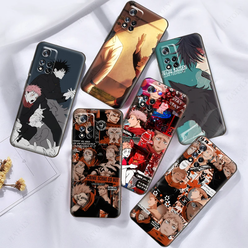 Serial Anime Jujutsu Kaisen Phone Case For Xiaomi Redmi Note 10 9 Pro 5G 9S 10S POCO F3 X3 M3 GT Pro X3 NFC Black Funda Back
Serial Anime Jujutsu Kaisen Phone Case For Xiaomi Redmi Note 10 9 Pro 5G 9S 10S POCO F3 X3 M3 GT Pro X3 NFC Black Funda Back
