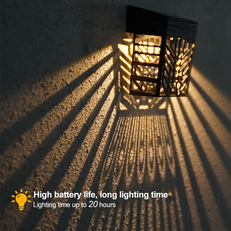 Solar Lamp Hollow Light And Shadow Step Light Decorative Waterproof Solar Garden Light Solar LED Light For Courtyard
Solar Lamp Hollow Light And Shadow Step Light Decorative Waterproof Solar Garden Light Solar LED Light For Courtyard