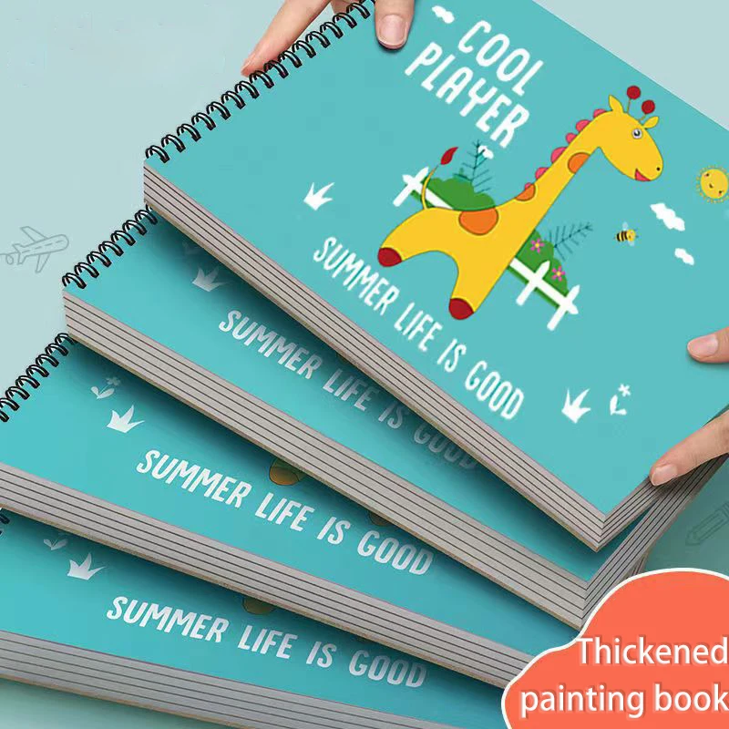 A4 Thick Paper Children's Drawing Notebook Kindergarten Graffiti Painting Sketch Book Painting Art Supplies School Supplies
A4 Thick Paper Children's Drawing Notebook Kindergarten Graffiti Painting Sketch Book Painting Art Supplies School Supplies