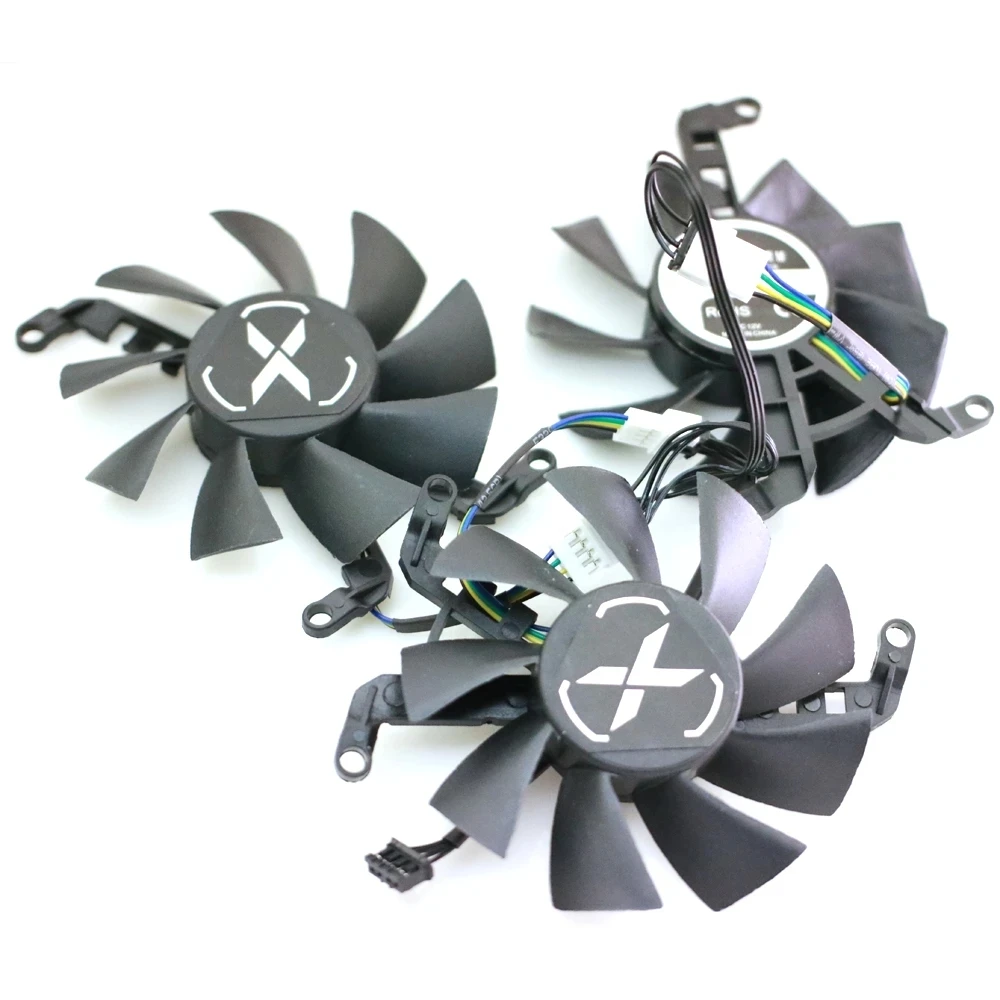 FY08015M12LPA DC12V 75mm 4wire 4pin For XFX RX6600XT 6650XT 8GB Speedster BLACK ME RC Speedster Graphics Card Cooling Fan
FY08015M12LPA DC12V 75mm 4wire 4pin For XFX RX6600XT 6650XT 8GB Speedster BLACK ME RC Speedster Graphics Card Cooling Fan