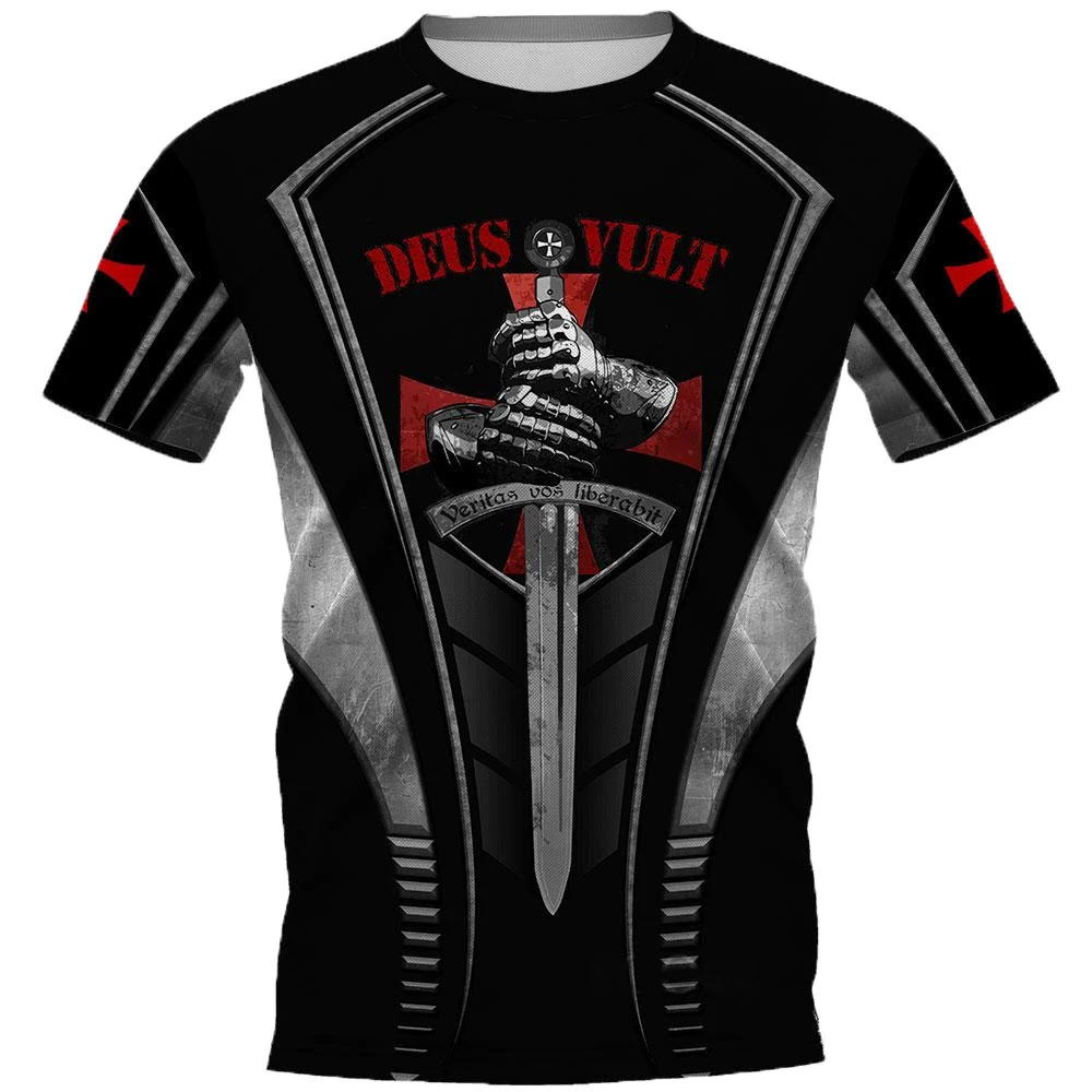 Vintage Men's T-Shirts 3D Print Knights Templar Short Sleeve Shirt Round Neck Oversized Streetwear Tops Casual Harajuku Clothing
Vintage Men's T-Shirts 3D Print Knights Templar Short Sleeve Shirt Round Neck Oversized Streetwear Tops Casual Harajuku Clothing