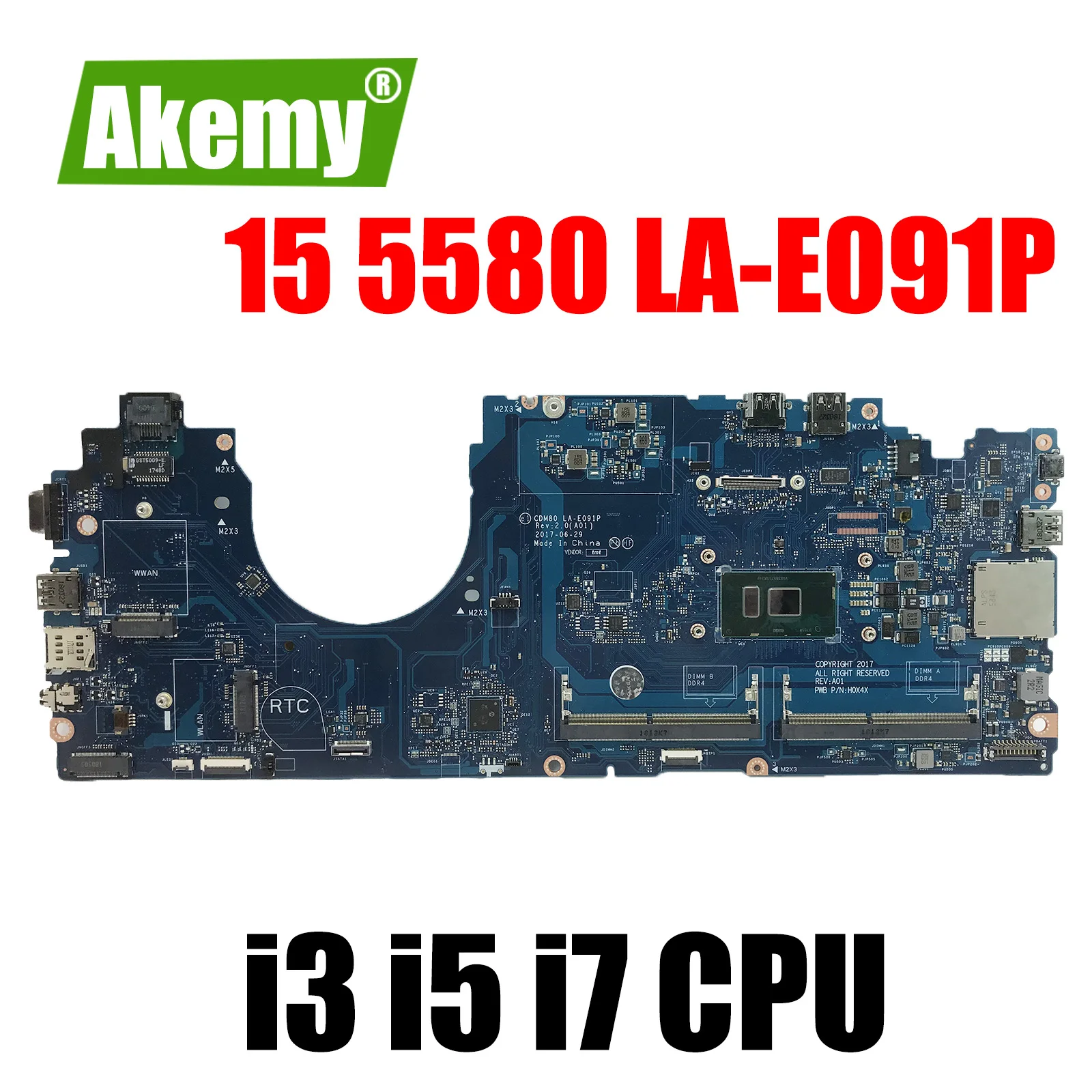 LA-E091P для Dell Latitude 15 5580, материнская плата ноутбука, CN-0YT7G1 0V6V32, материнская плата с i3 i5 i7 6-го поколения или ЦП 7-го поколения
LA-E091P для Dell Latitude 15 5580, материнская плата ноутбука, CN-0YT7G1 0V6V32, материнская плата с i3 i5 i7 6-го поколения или ЦП 7-го поколения