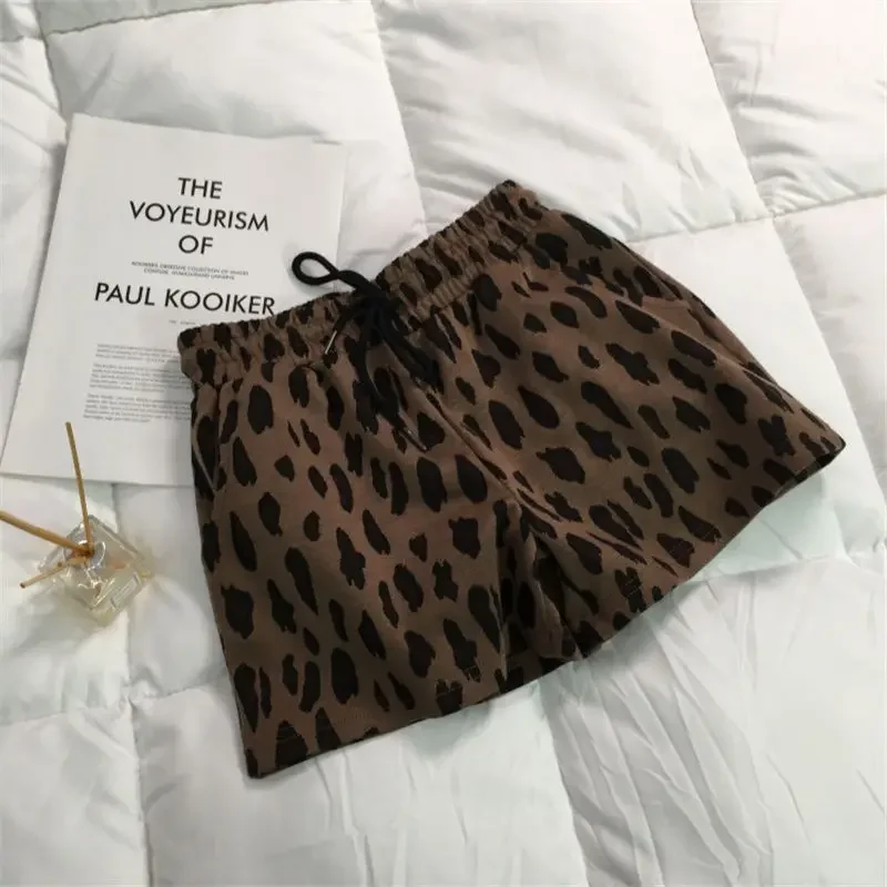 Summer Sports Casual Shorts Women's Loose Leopard Print Wide Leg Loungewear Pajama Shorts
Summer Sports Casual Shorts Women's Loose Leopard Print Wide Leg Loungewear Pajama Shorts
