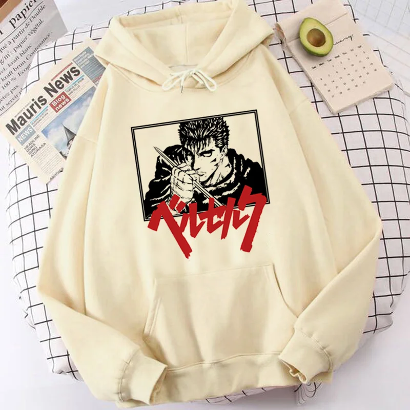 Женские толстовки Berserk y2k в эстетике Ulzzang, Женский пуловер с принтом hoddies
Женские толстовки Berserk y2k в эстетике Ulzzang, Женский пуловер с принтом hoddies