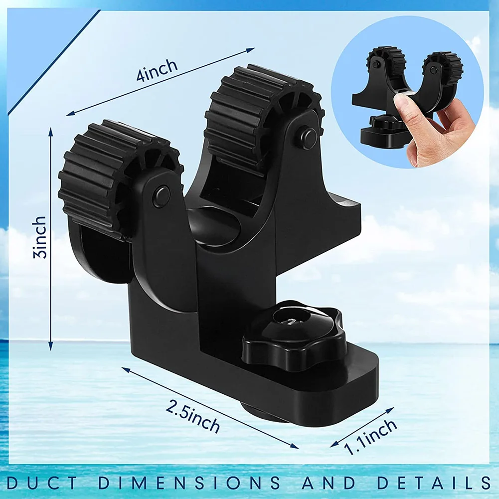 Canoe Paddle Rack Paddle Holder 6.4*7.6*10cm Black Fishing Rack Kayak Track Mount Plastic Compatible With Most Kayaks
Canoe Paddle Rack Paddle Holder 6.4*7.6*10cm Black Fishing Rack Kayak Track Mount Plastic Compatible With Most Kayaks