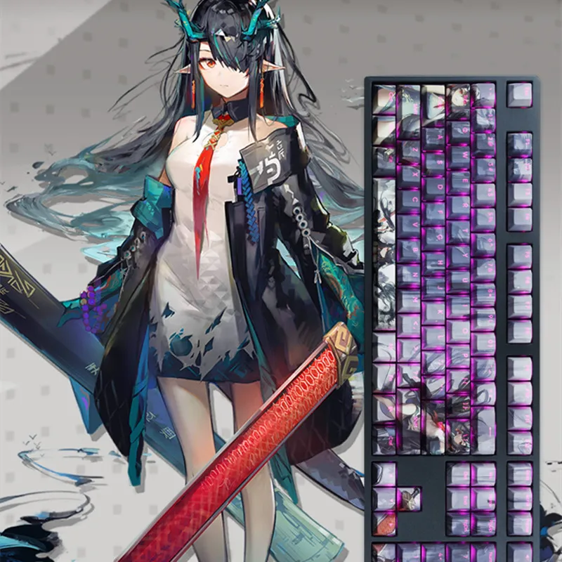 Arknights 108 Keys Pbt Dye Subbed Keycaps Cartoon Anime Gaming Key Caps Dusk Backlit Keycap For Ansi 61 97 104 108 Layout
Arknights 108 Keys Pbt Dye Subbed Keycaps Cartoon Anime Gaming Key Caps Dusk Backlit Keycap For Ansi 61 97 104 108 Layout