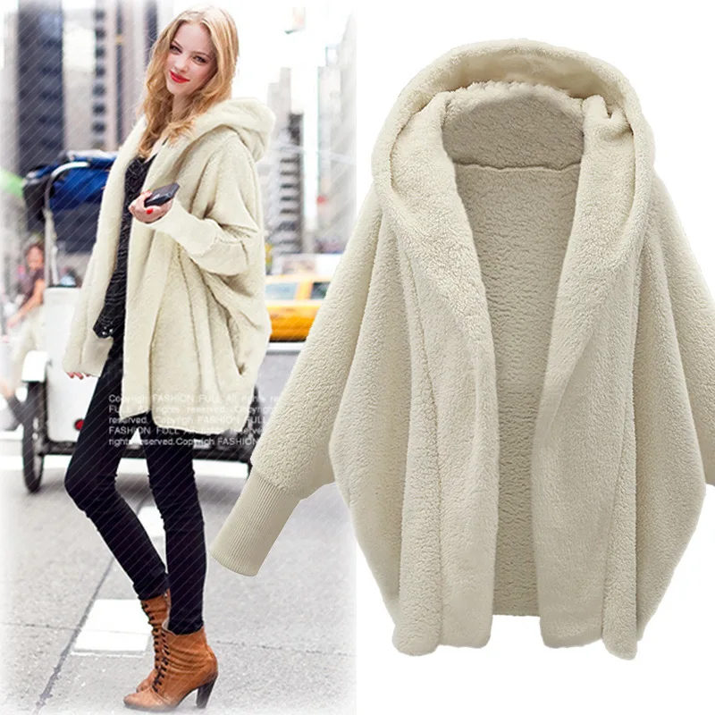 2022 autumn and winter women's solid color long-sleeved hooded loose plush fleece jacket
2022 autumn and winter women's solid color long-sleeved hooded loose plush fleece jacket