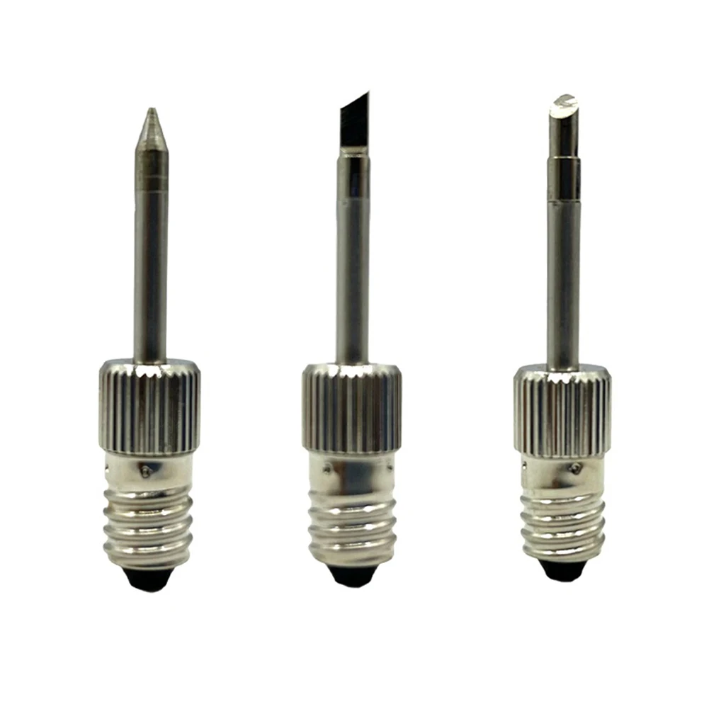 Soldering Iron Tips Welding Tips Suitable For Replaceable E10 Interface Soldering Iron Repair Indoor Outdoor Soldering Tools
Soldering Iron Tips Welding Tips Suitable For Replaceable E10 Interface Soldering Iron Repair Indoor Outdoor Soldering Tools