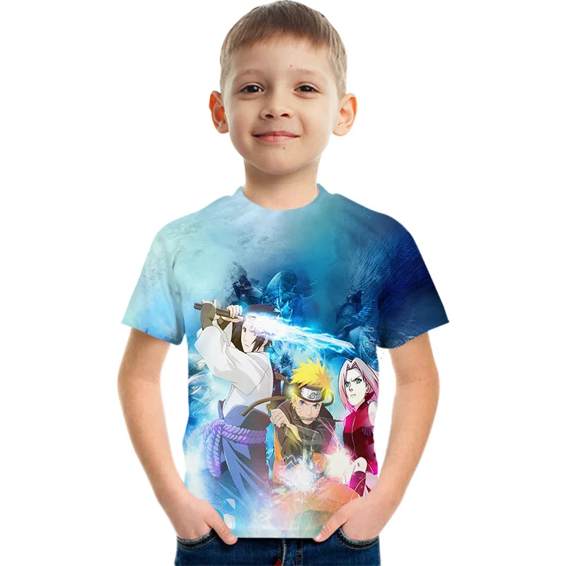 Summer Nαruto Short Sleeve Kids T Shirt For Boys Fashion Casual T-Shirts For Girls Tops Boys Anime 3D T Shirt Children Clothes
Summer Nαruto Short Sleeve Kids T Shirt For Boys Fashion Casual T-Shirts For Girls Tops Boys Anime 3D T Shirt Children Clothes