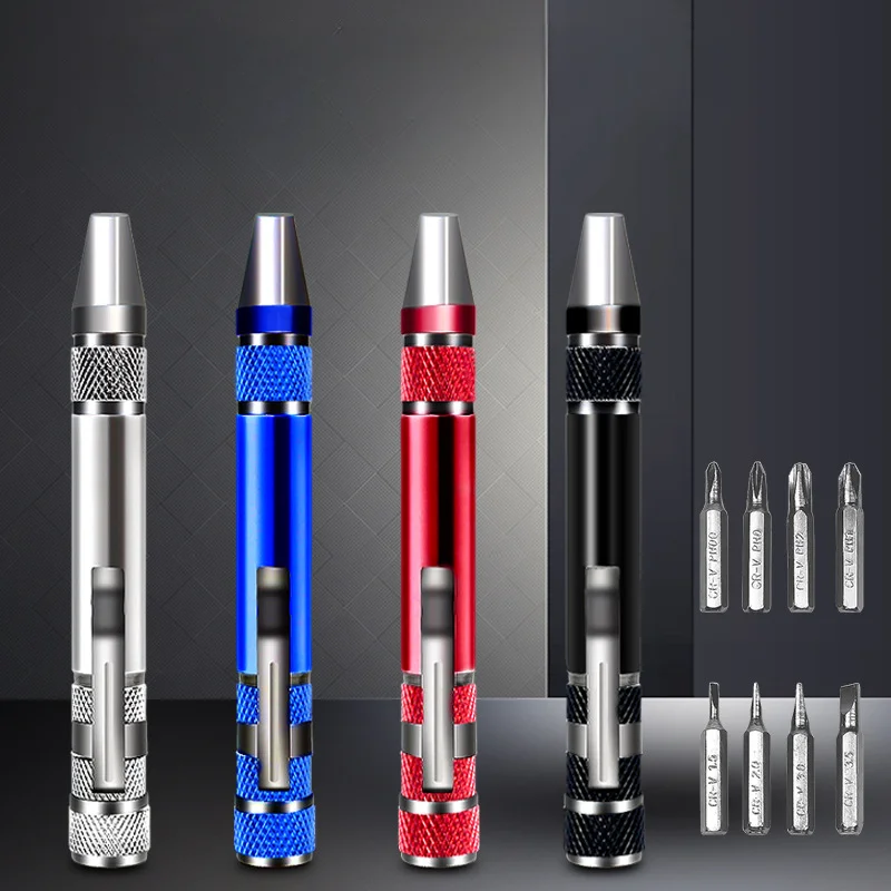 8-in-1 Screwdriver Set with Aluminum Alloy Handle for Disassembling and Repairing Screw Driver Set Tools Set Hand Tools
8-in-1 Screwdriver Set with Aluminum Alloy Handle for Disassembling and Repairing Screw Driver Set Tools Set Hand Tools