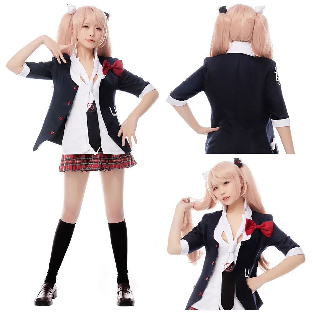 Женский костюм для косплея Danganronpa, костюм для Хэллоуина, карнавальные костюмы
Женский костюм для косплея Danganronpa, костюм для Хэллоуина, карнавальные костюмы