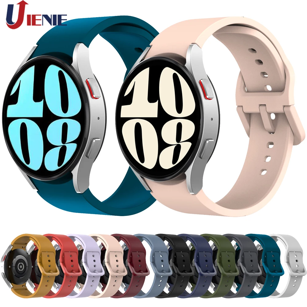 Ремешок силиконовый для наручных часов, оригинальный спортивный браслет для Samsung Galaxy Watch 6 5 4 40/44 мм Watch5 Pro 45 мм Watch6 Classic 43/47 мм
Ремешок силиконовый для наручных часов, оригинальный спортивный браслет для Samsung Galaxy Watch 6 5 4 40/44 мм Watch5 Pro 45 мм Watch6 Classic 43/47 мм