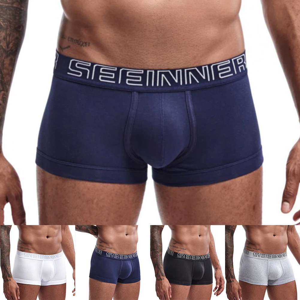 Mens Boxers Cotton Sexy Men Underwear Low Rise Underpants Male U Convex Pouch Gay Panties Breathable Stretch Sports Shorts Trunk
Mens Boxers Cotton Sexy Men Underwear Low Rise Underpants Male U Convex Pouch Gay Panties Breathable Stretch Sports Shorts Trunk