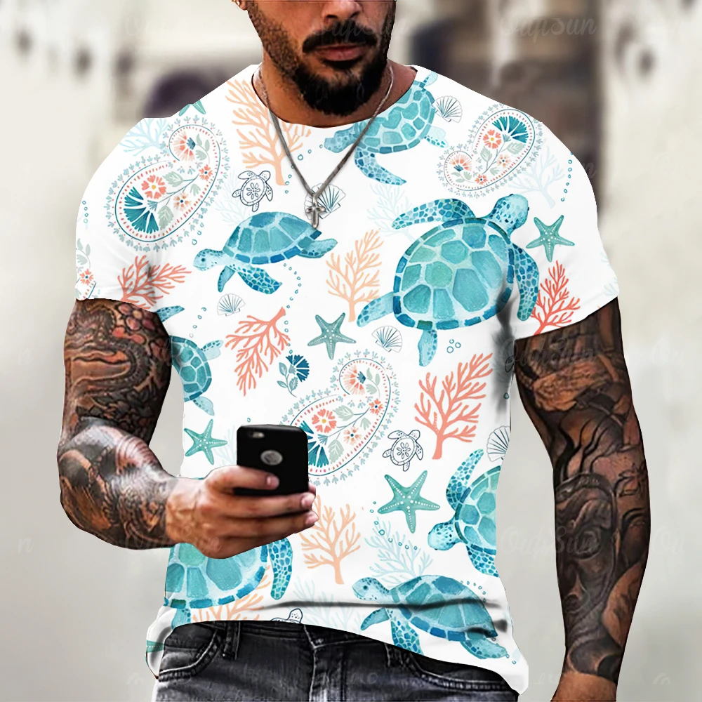 New Men's T-Shirt Summer Casual Short Sleeve Tops Tee O-Neck Oversized Streewear Animal Print T Shirt For Men Clothing Pullover
New Men's T-Shirt Summer Casual Short Sleeve Tops Tee O-Neck Oversized Streewear Animal Print T Shirt For Men Clothing Pullover