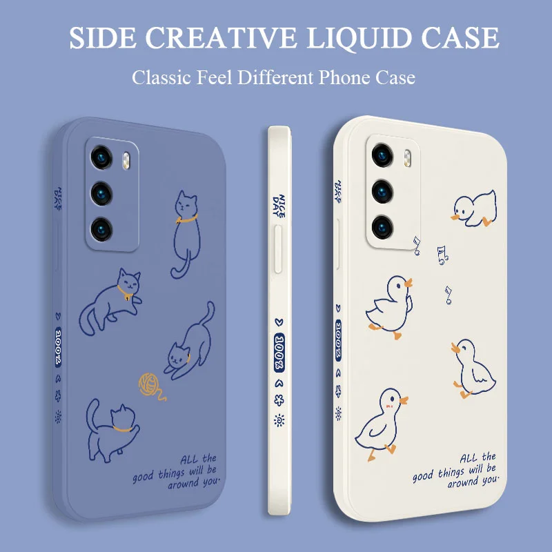 Line Animals Phone Case For Huawei P40 P50 P30 P20 Pro Lite Nova 5t Y7A Mate 40 30 20 Pro Lite Liquid Silicone Cover
Line Animals Phone Case For Huawei P40 P50 P30 P20 Pro Lite Nova 5t Y7A Mate 40 30 20 Pro Lite Liquid Silicone Cover