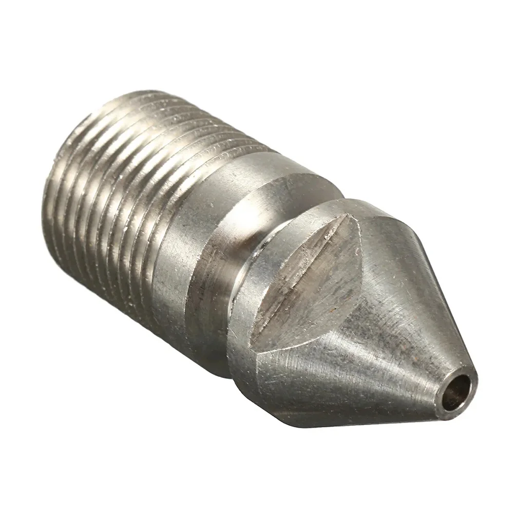 1PC 304 Stainless Steel High Pressure Pipe Cleaning Nozzle 3/8inch Pressure Washer Drain Sewer Cleaning Jetter Nozzle
1PC 304 Stainless Steel High Pressure Pipe Cleaning Nozzle 3/8inch Pressure Washer Drain Sewer Cleaning Jetter Nozzle