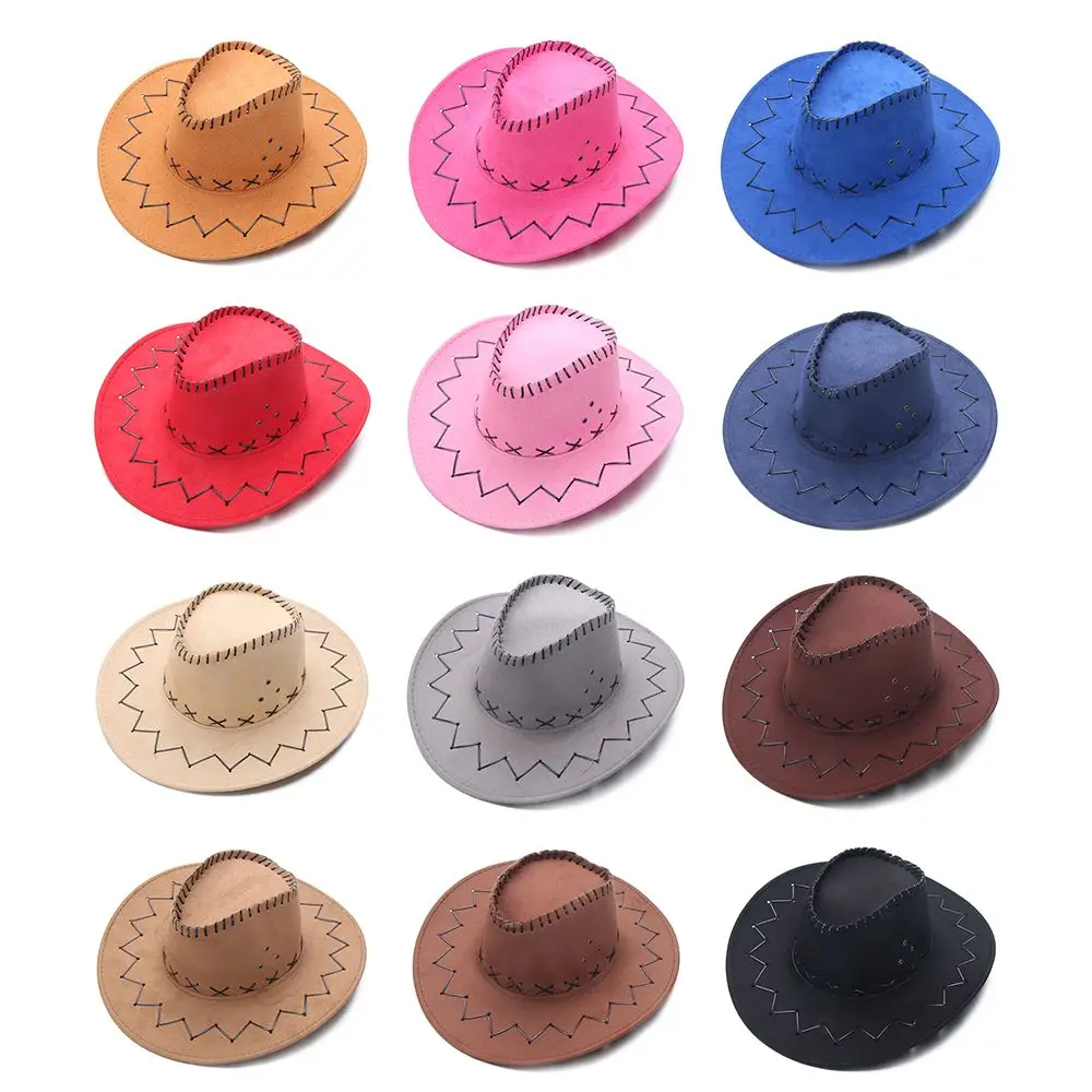 Unisex Western Style Panama Fancy Dress Suede Cowboy Hat Jazz Hat Wide Brim Felt Fedora Hat
Unisex Western Style Panama Fancy Dress Suede Cowboy Hat Jazz Hat Wide Brim Felt Fedora Hat