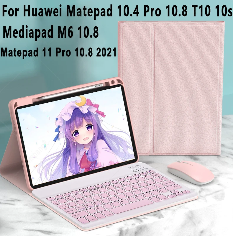 Wireless Keyboard Cover With Pen Slot For Huawei Matepad 11 T10 10s 10.4 Pro 10.8 2021 Mediapad M6 10.8 Korean Spanish Keyboard
Wireless Keyboard Cover With Pen Slot For Huawei Matepad 11 T10 10s 10.4 Pro 10.8 2021 Mediapad M6 10.8 Korean Spanish Keyboard