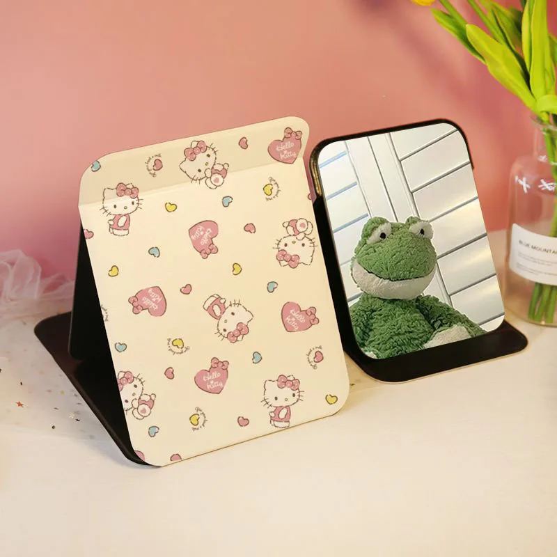 Hello Kitty Sanrio Large Makeup Mirror Hand-held HD Anime Portable Table Foldable Kawaii Vintage Home Bedroom Decorative Mirror
Hello Kitty Sanrio Large Makeup Mirror Hand-held HD Anime Portable Table Foldable Kawaii Vintage Home Bedroom Decorative Mirror