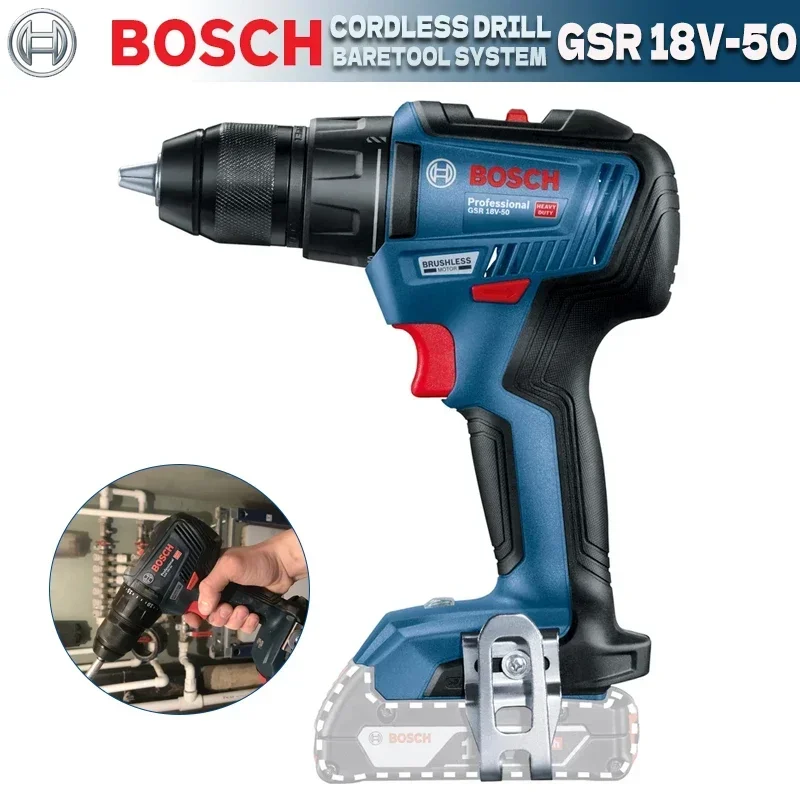 Bosch GSR 18V-50 Бесщеточная дрель
Bosch GSR 18V-50 Бесщеточная дрель