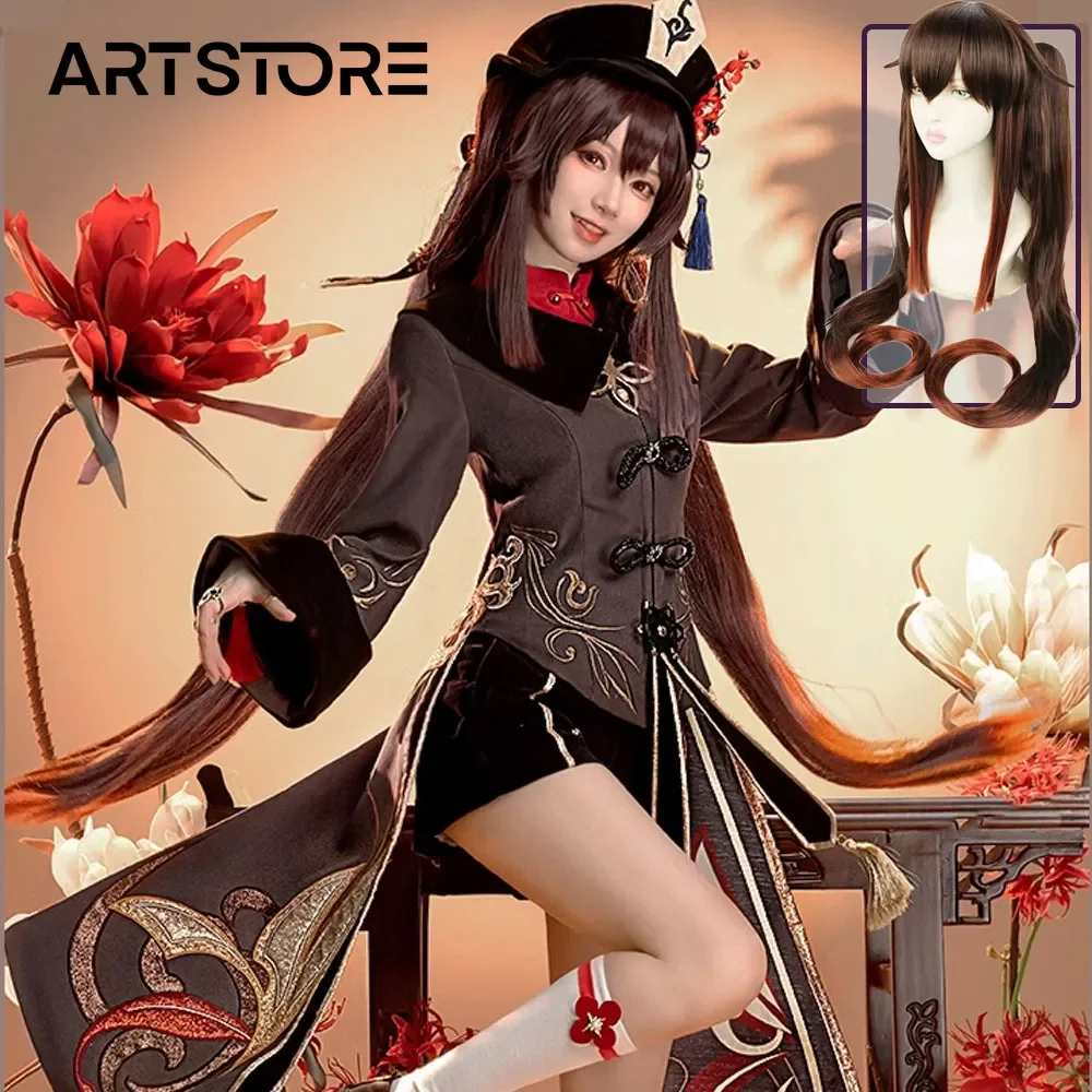 Genshin Impact Hutao Cosplay Costume Uniform Wig Cosplay Anime Game Hu Tao Chinese Style Halloween Costumes For Women
Genshin Impact Hutao Cosplay Costume Uniform Wig Cosplay Anime Game Hu Tao Chinese Style Halloween Costumes For Women