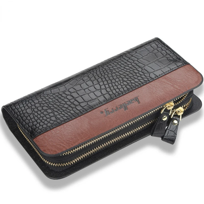 Men's Wallet Men's Clutch Crocodile Pattern PU Leather Large Capacity Zipper Hand Strap Men's Wallet Business Solid Color Wallet
Men's Wallet Men's Clutch Crocodile Pattern PU Leather Large Capacity Zipper Hand Strap Men's Wallet Business Solid Color Wallet