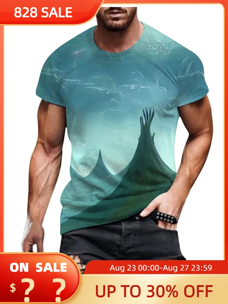 Женская модная футболка, Красивая 3D футболка с рисунком пейзажа, Мужская футболка 2023, повседневные топы для мужчин и женщин
Женская модная футболка, Красивая 3D футболка с рисунком пейзажа, Мужская футболка 2023, повседневные топы для мужчин и женщин