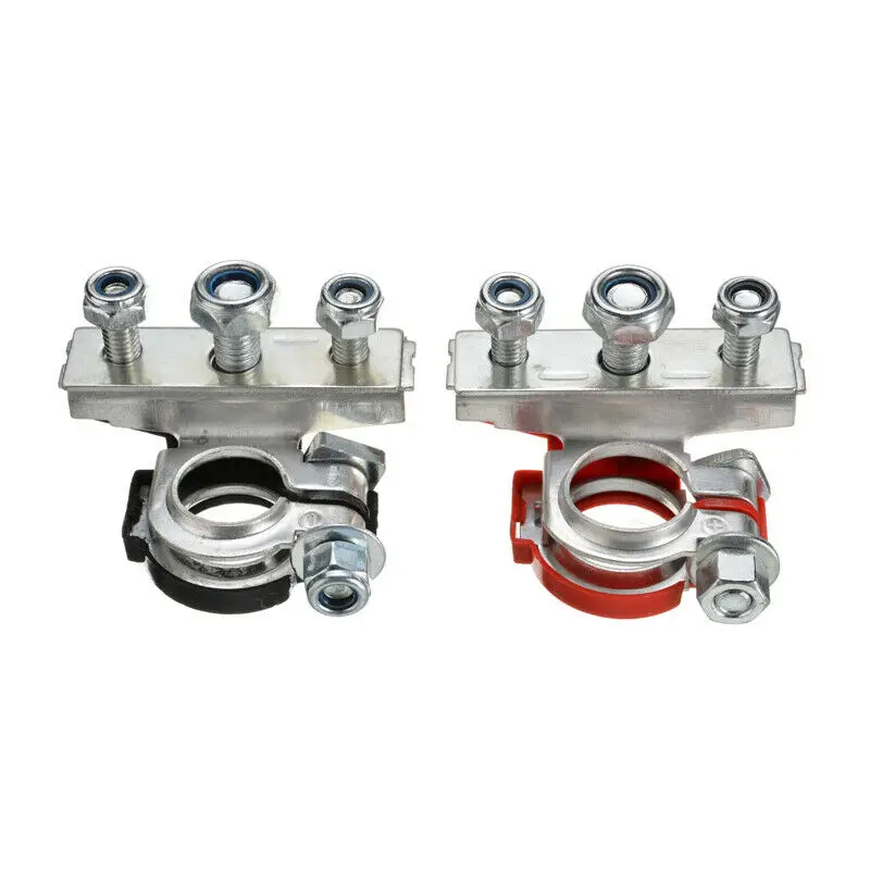 

1Pair 3 Way 12V 24V Automotive Car Top Post Battery Terminals Wire Cable Clamp Terminal Connectors Car accessories Caravan Car